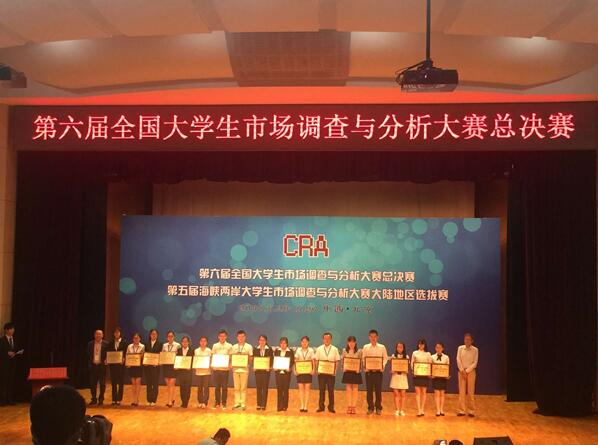 威尼斯官网学生在第六届全国大学生市场调查与分析大赛中成果喜人